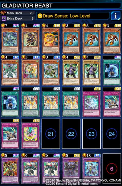 lv monster deck duel links|Gladiator Beasts Guide .